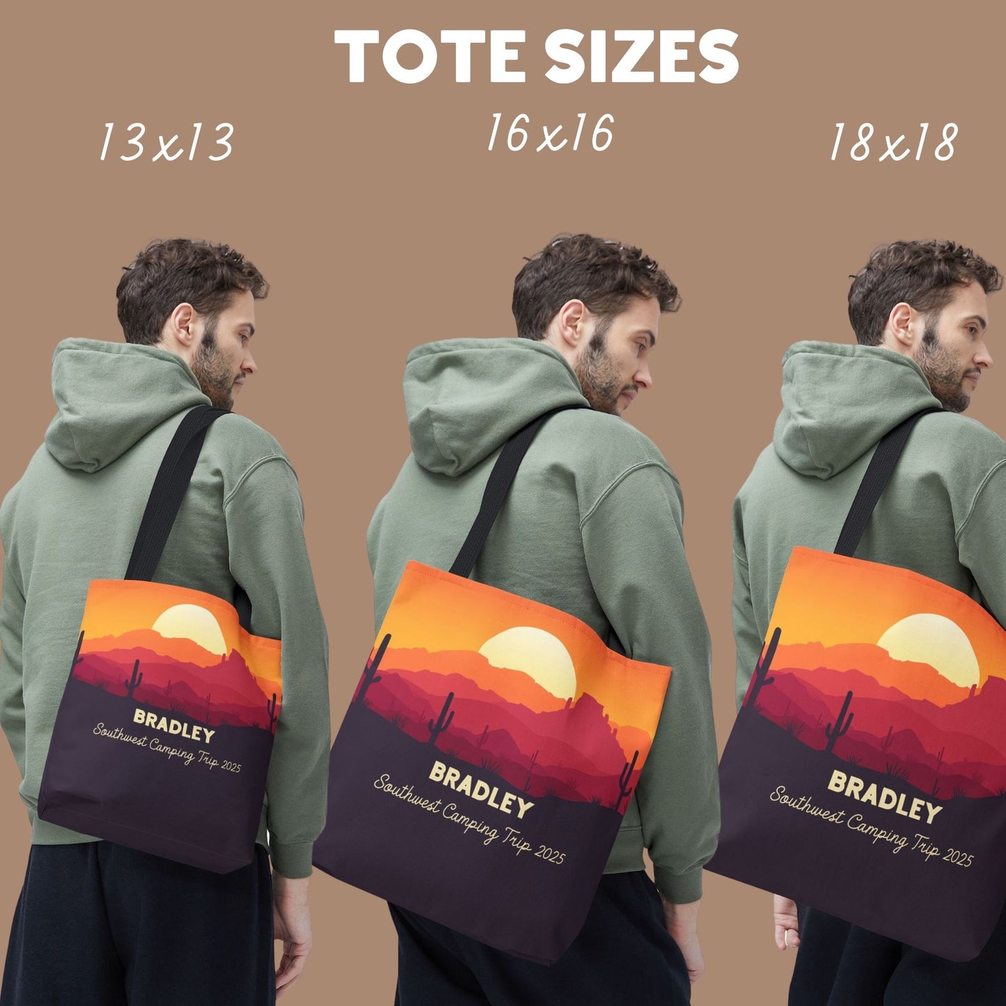 Personalized Southwest Vacation Tote Bag