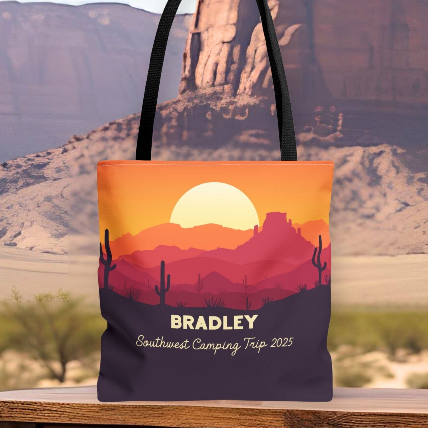 Personalized Southwest Vacation Tote Bag