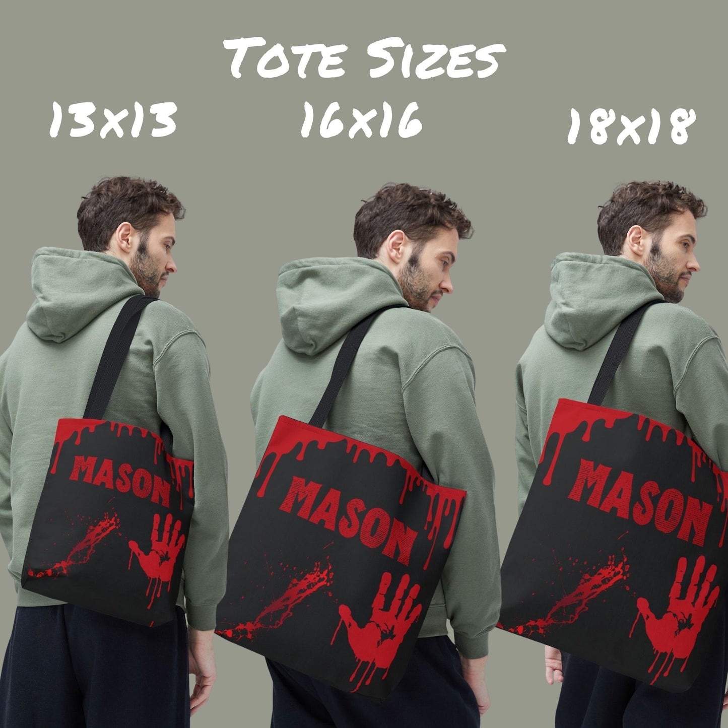 Personalized Bloody Halloween Trick or Treat Bag