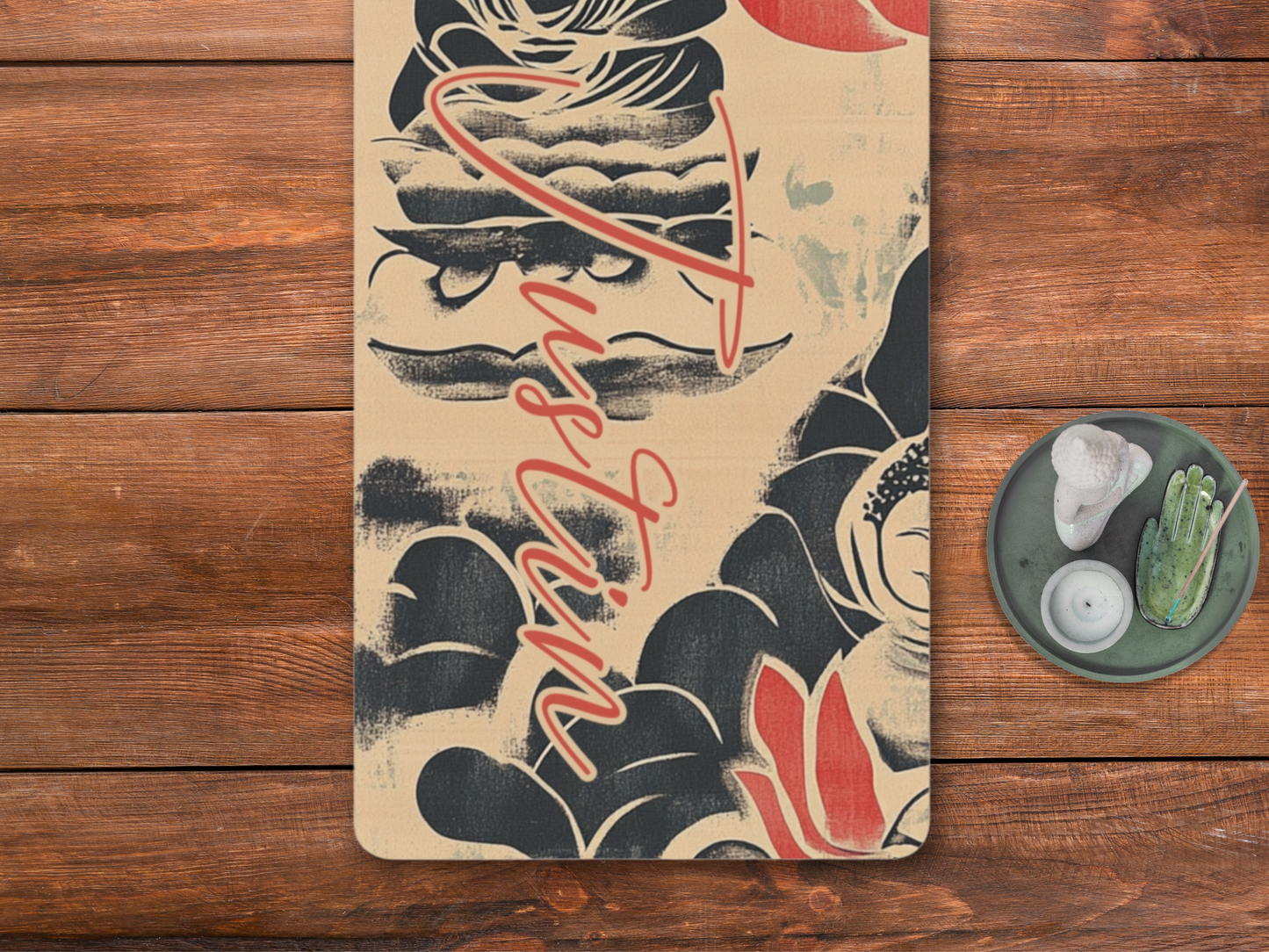 Personalized Buddha Yoga Mat: Custom Pilates Mat