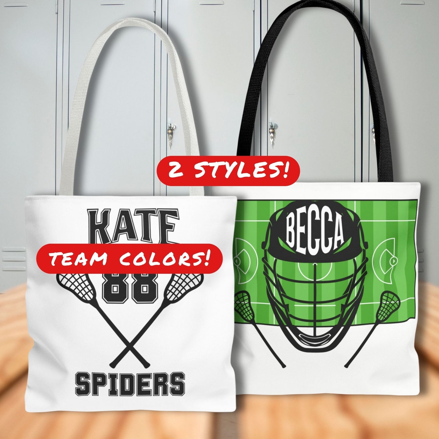 Personalized Bag Lacrosse Bag with Name or Name and Team