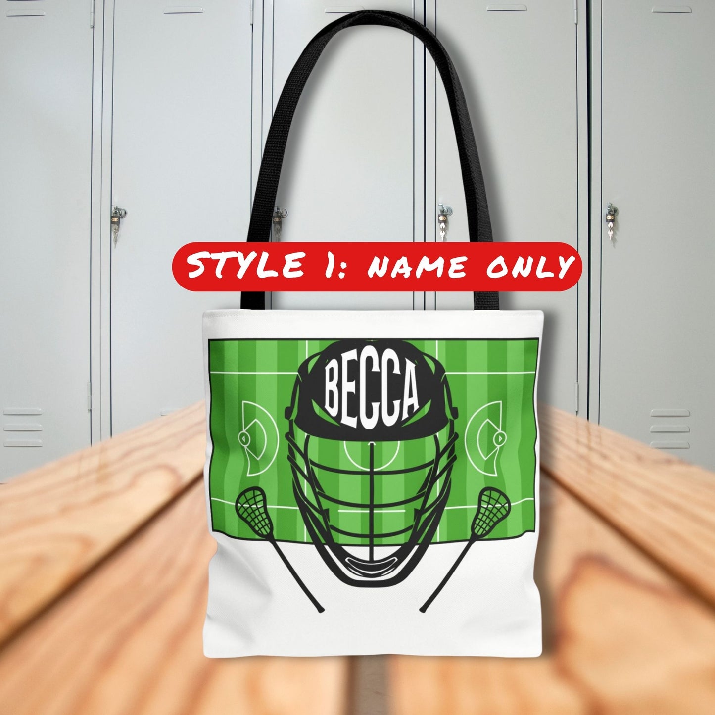 Personalized Bag Lacrosse Bag with Name or Name and Team