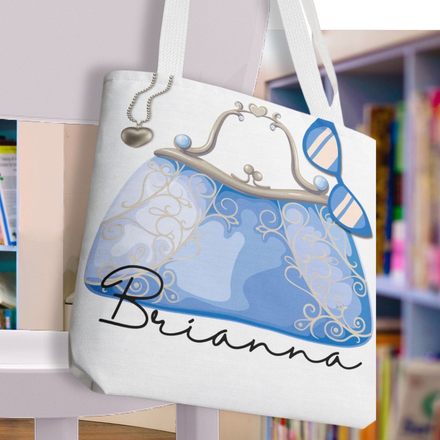 Personalized Princess Tote Bag in 4 Designs