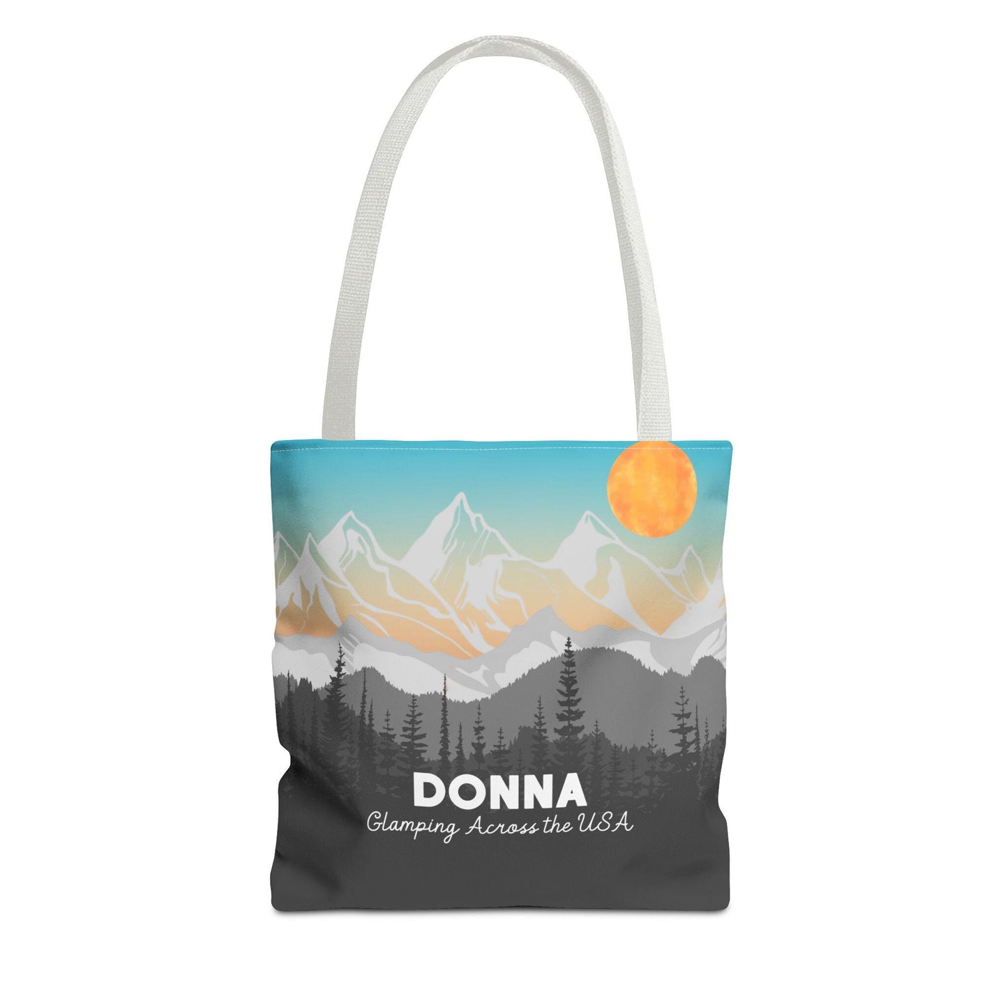 Personalized Rocky Mountain Vacation Tote Bag