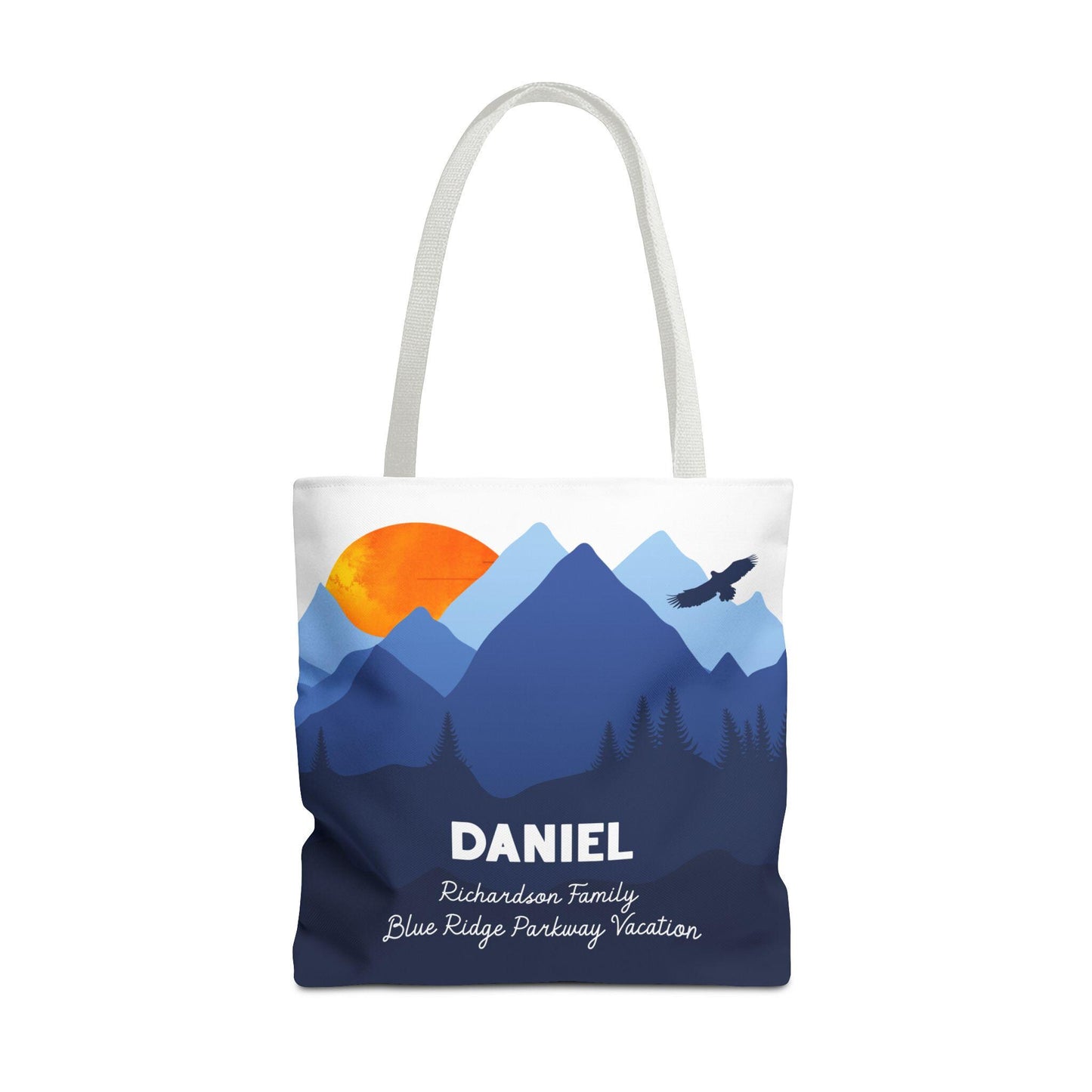 Personalized Mountain Vacation Tote Bag