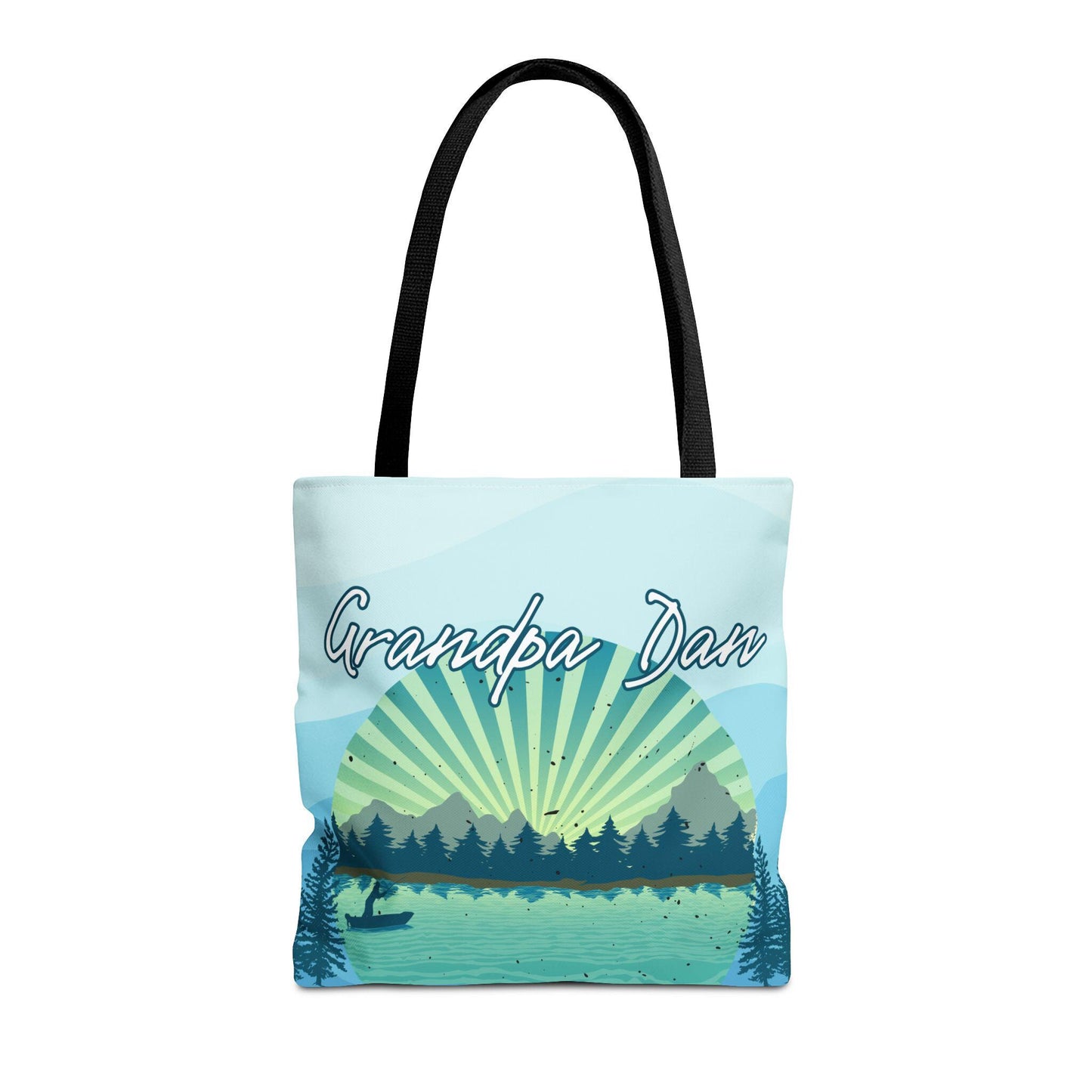 Personalized Sunrise on the Lake Tote