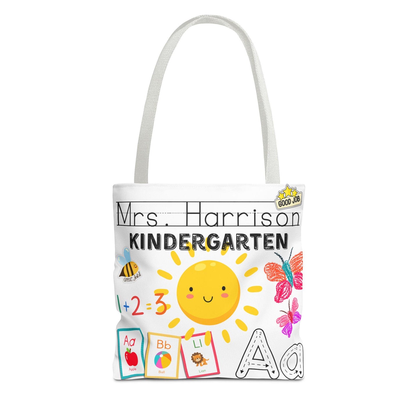 Personalized Kindergarten Teacher Tote Bag
