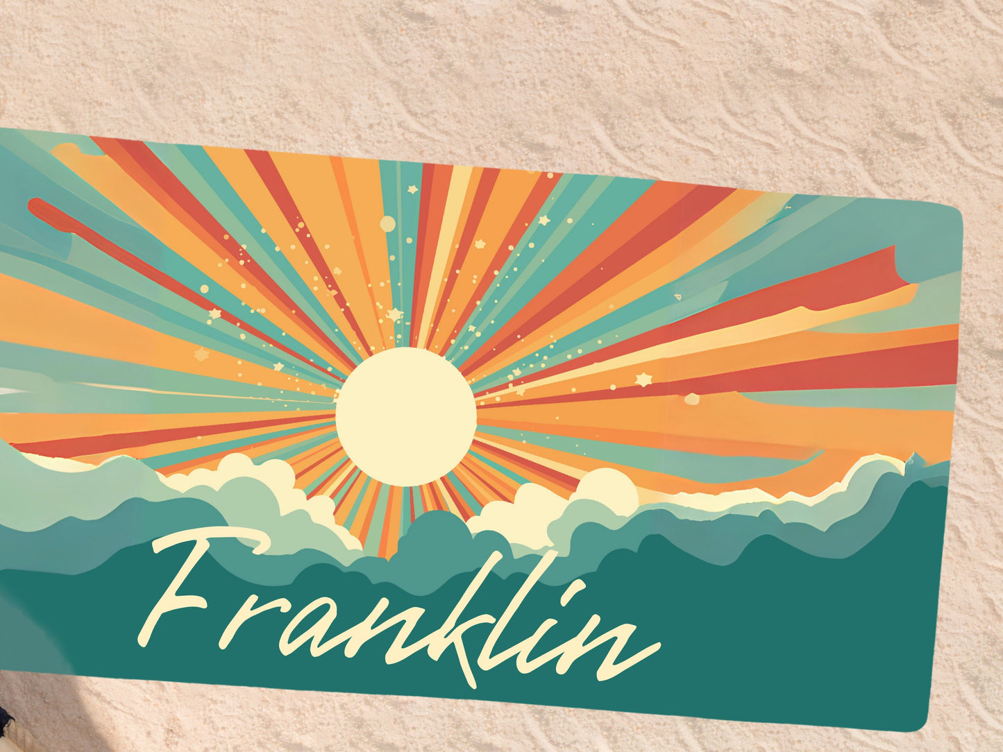 Custom Sun Towel: Personalized Beach & Pool Gift