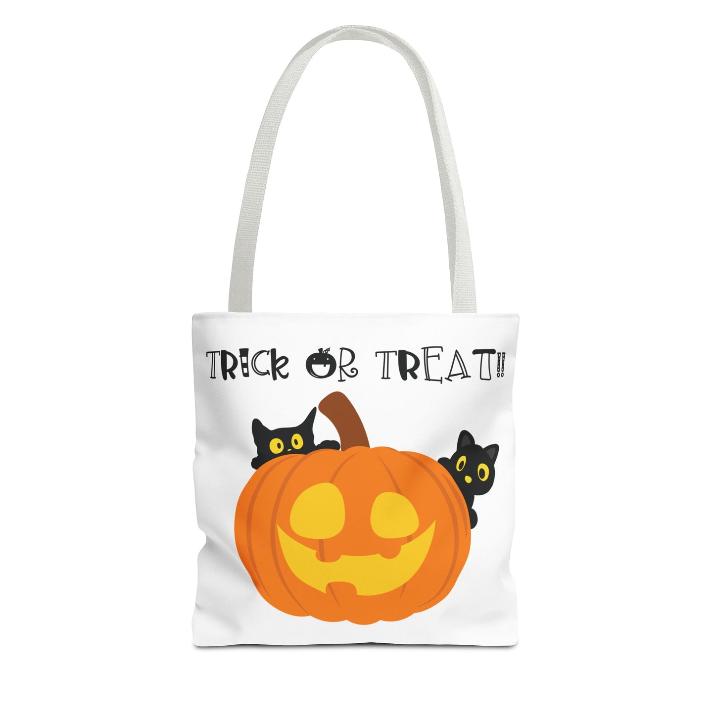 Personalized Halloween Kitties Trick or Treat Bag