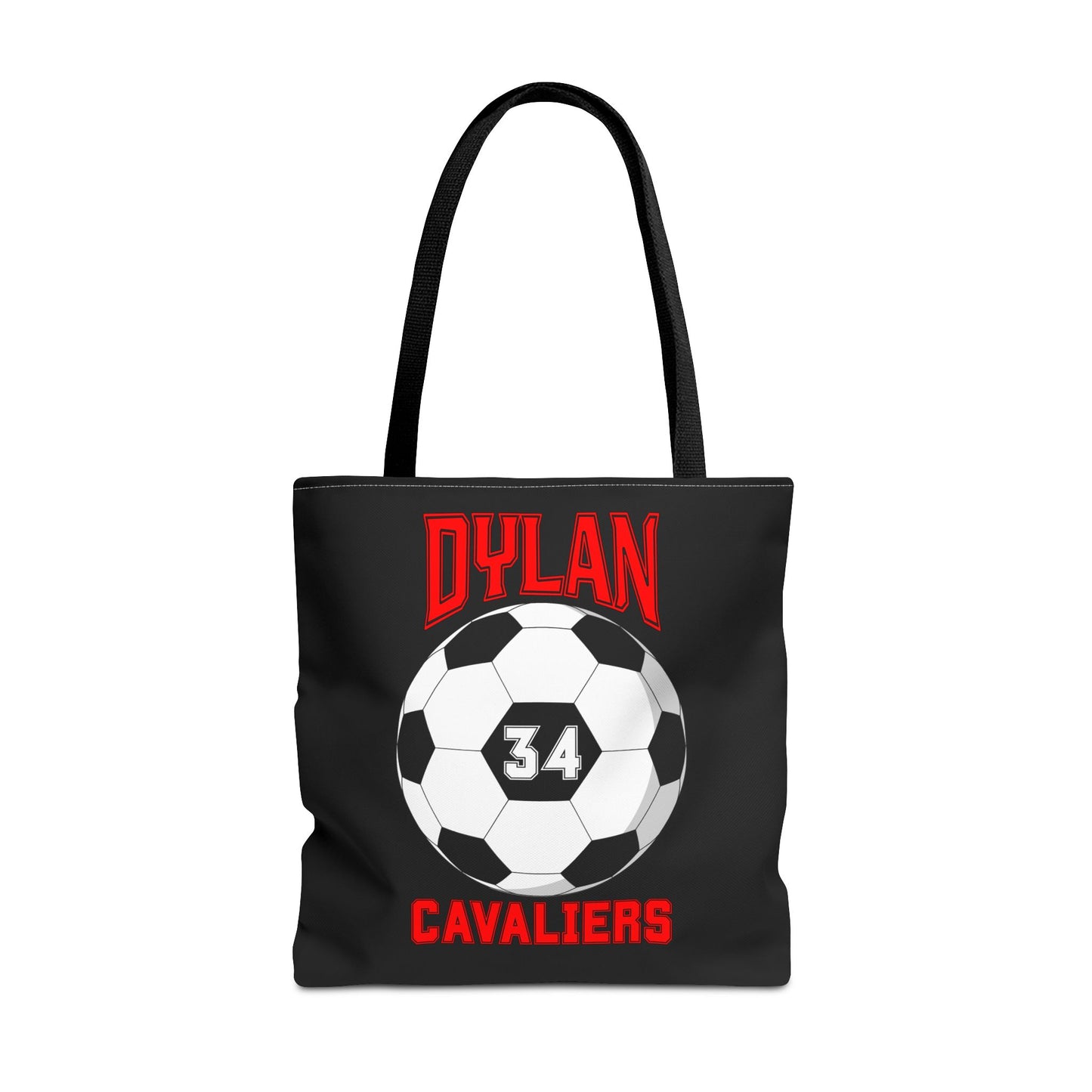Personalized Soccer Tote Bag: Custom Name & Team Colors