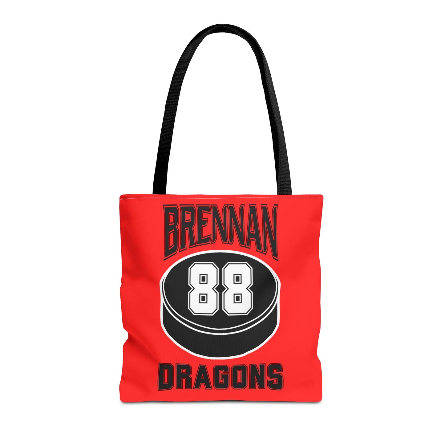Personalized Hockey Tote Bag: Custom Name & Team Colors