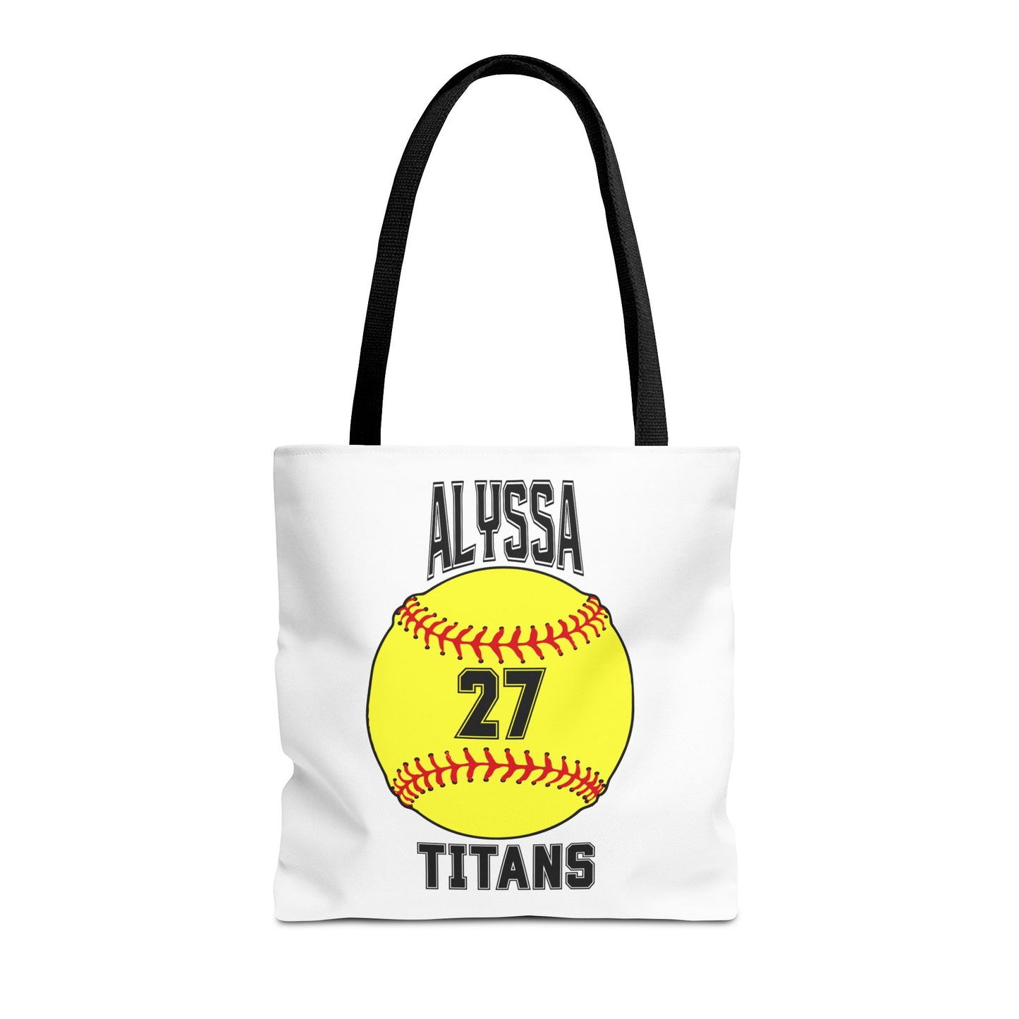 Personalized Softball Tote Bag: Custom Name & Team Colors