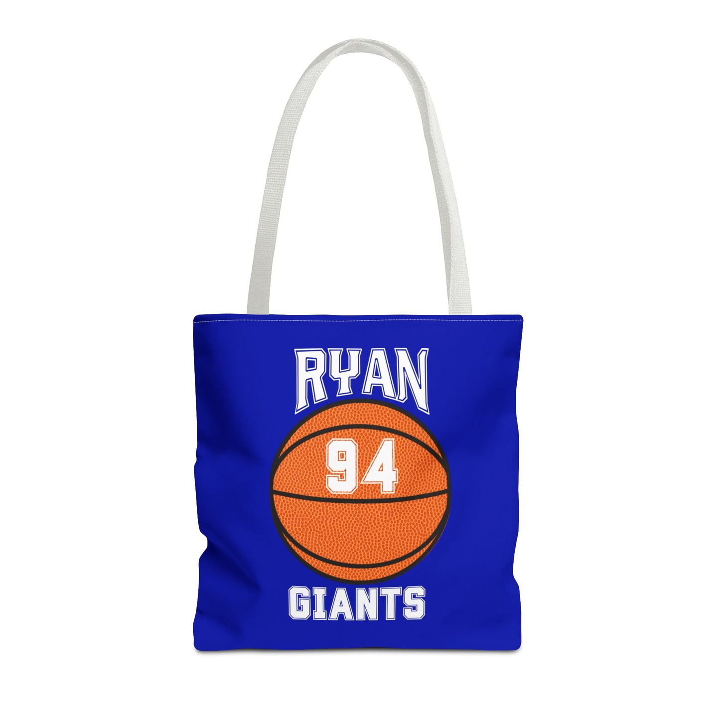 Personalized Basketball Tote Bag: Custom Name & Team Colors