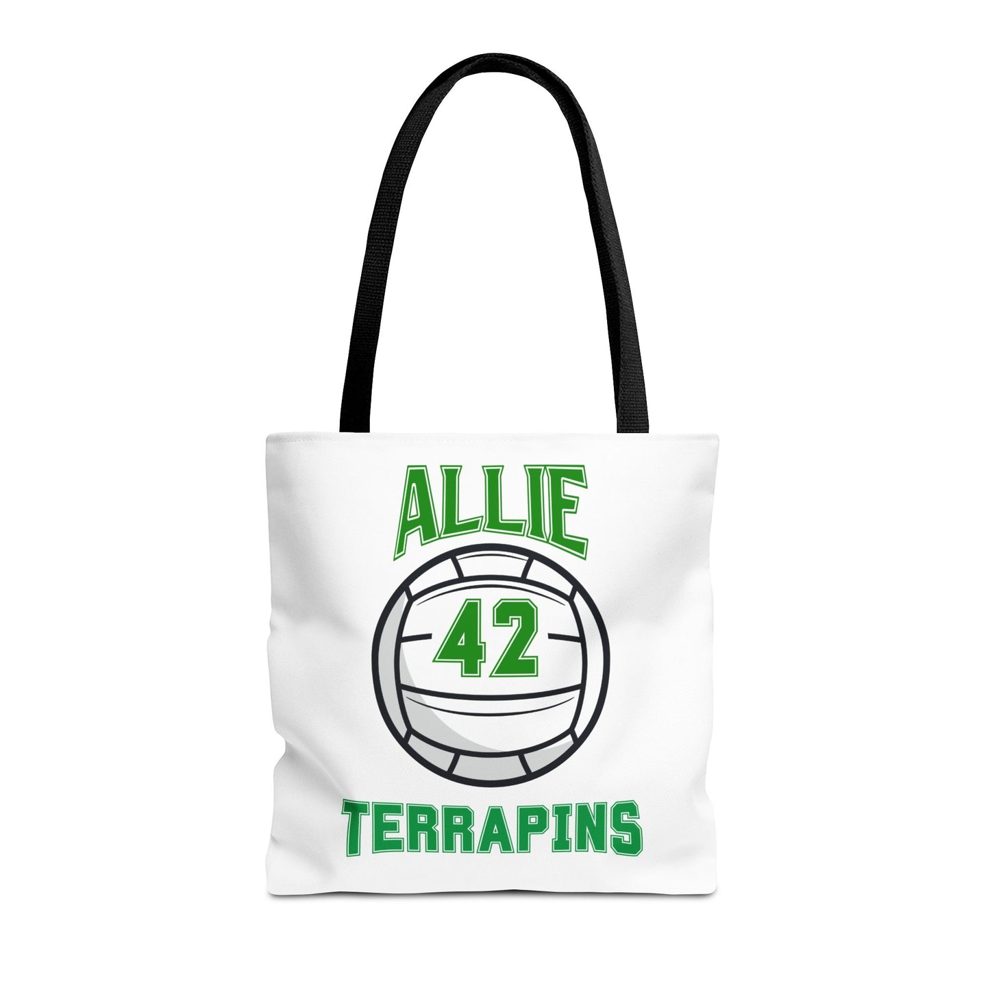 Personalized Volleyball Tote Bag: Custom Name & Team Colors