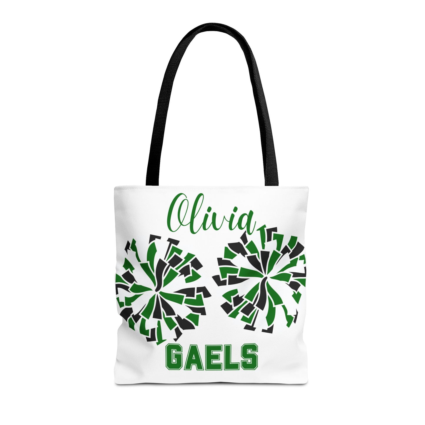 Personalized Cheerleader Tote Bag: Custom Name & Team Colors