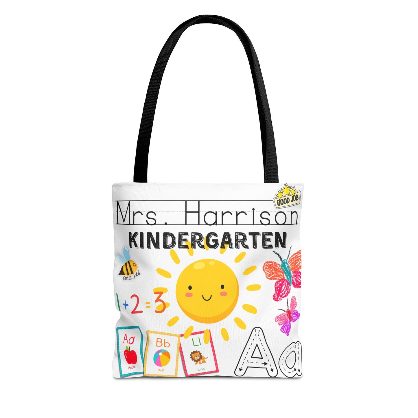 Personalized Kindergarten Teacher Tote Bag