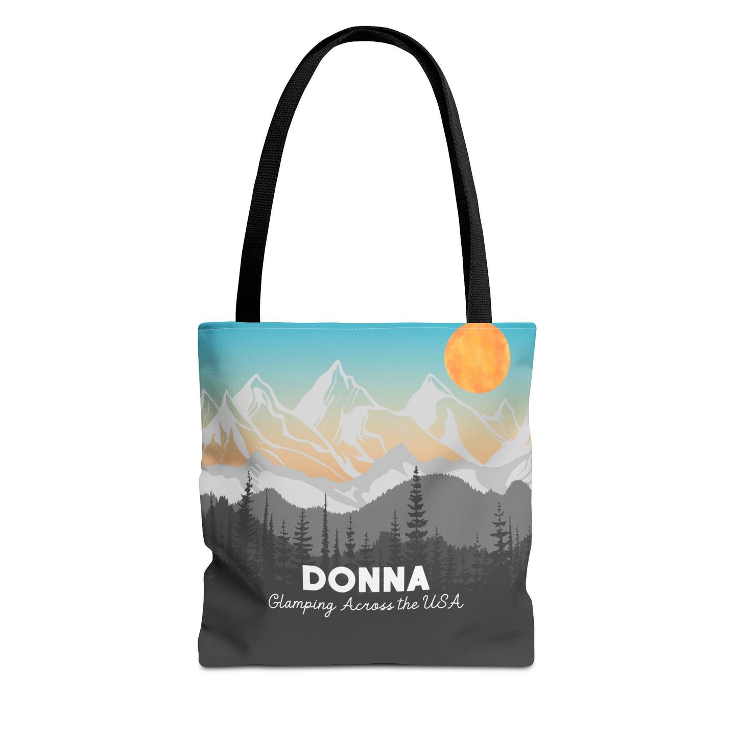 Personalized Rocky Mountain Vacation Tote Bag