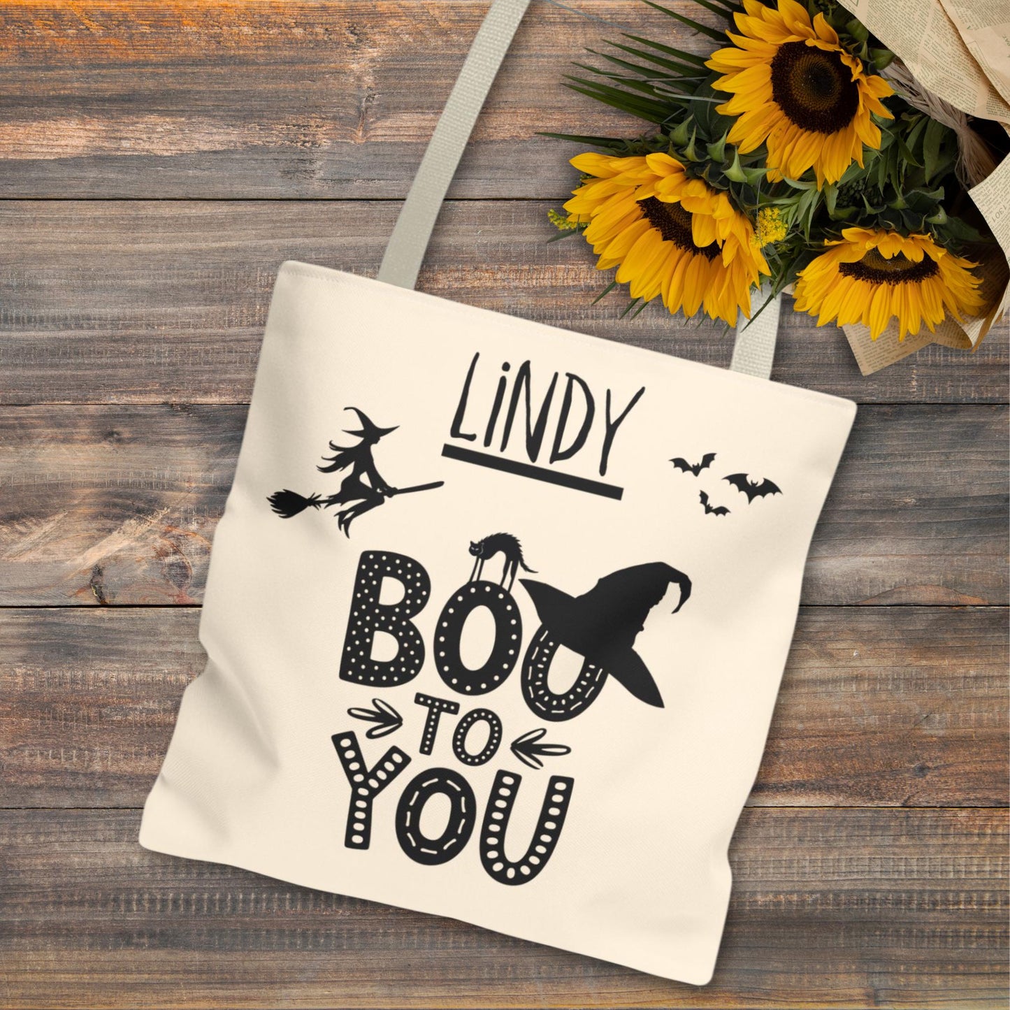 Personalized Witchy Boo To You Halloween Tote Bag