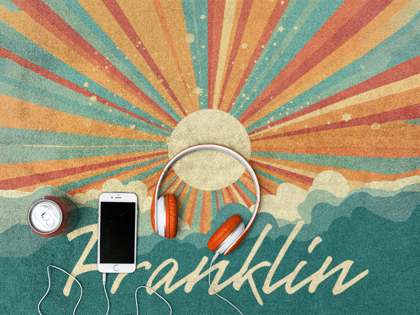 Custom Sun Towel: Personalized Beach & Pool Gift