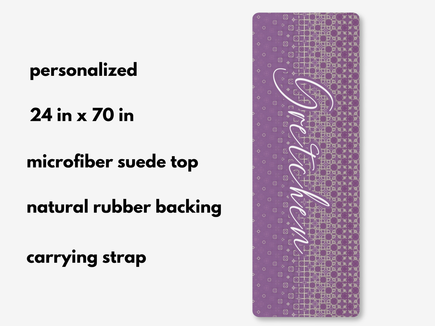 Personalized Metamorphosis Yoga Mat: Custom Pilates Mat