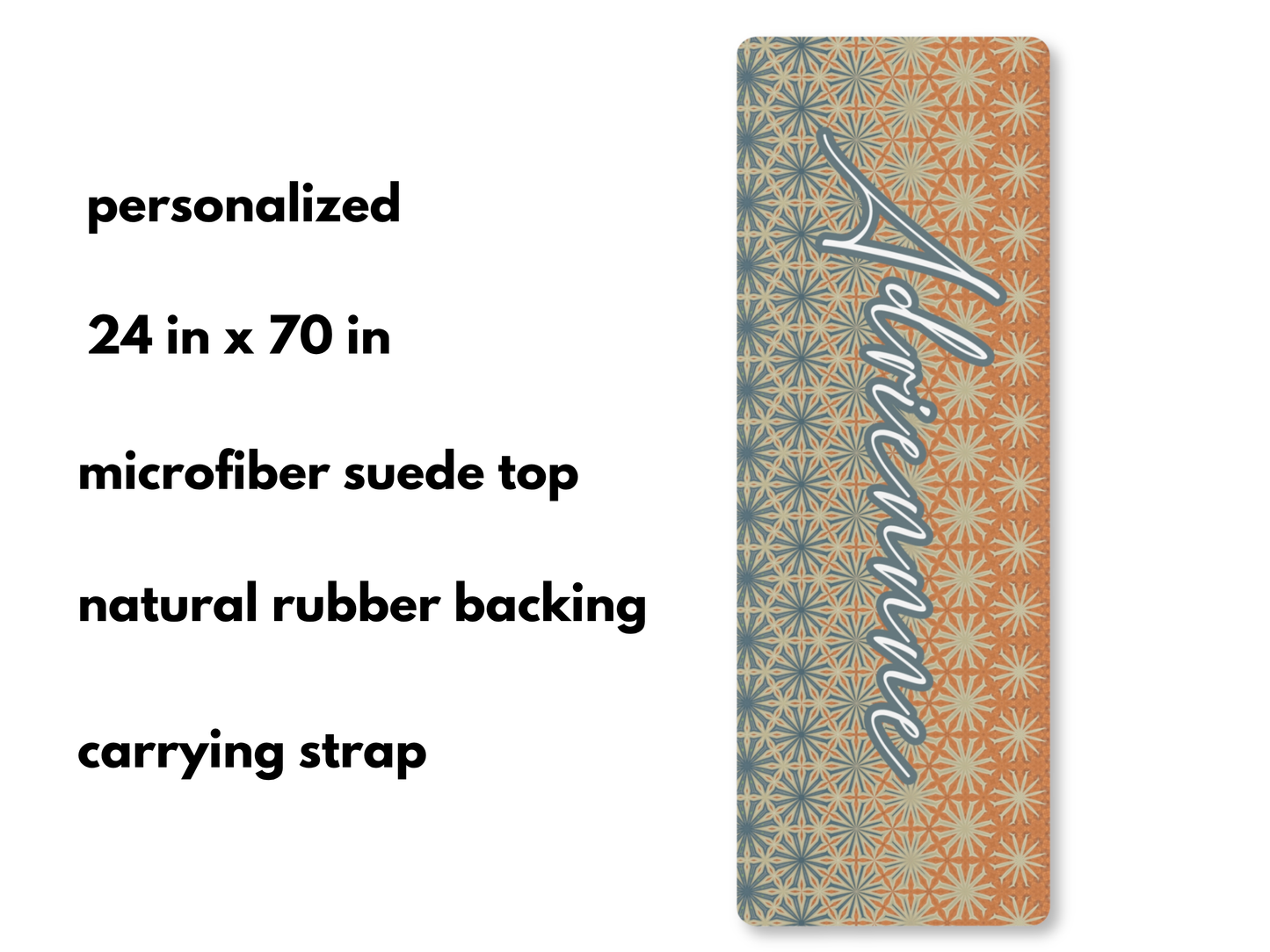 Personalized Metamorphosis Yoga Mat: Custom Pilates Mat