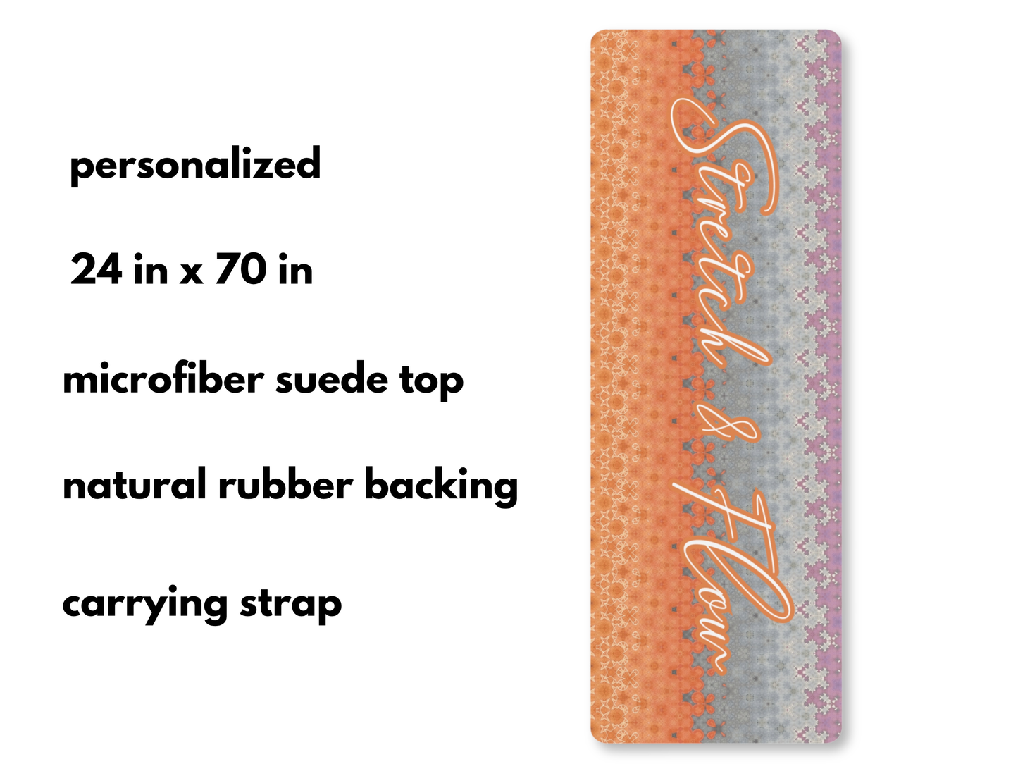 Personalized Metamorphosis Yoga Mat: Custom Pilates Mat