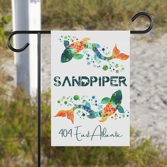Personalized Fish Yard Flag - Stand NOT Included