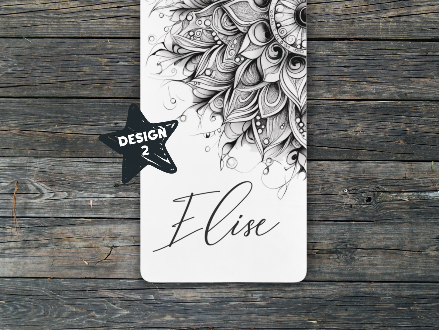 Personalized Doodle Mandala Yoga Mat: Custom Pilates Mat