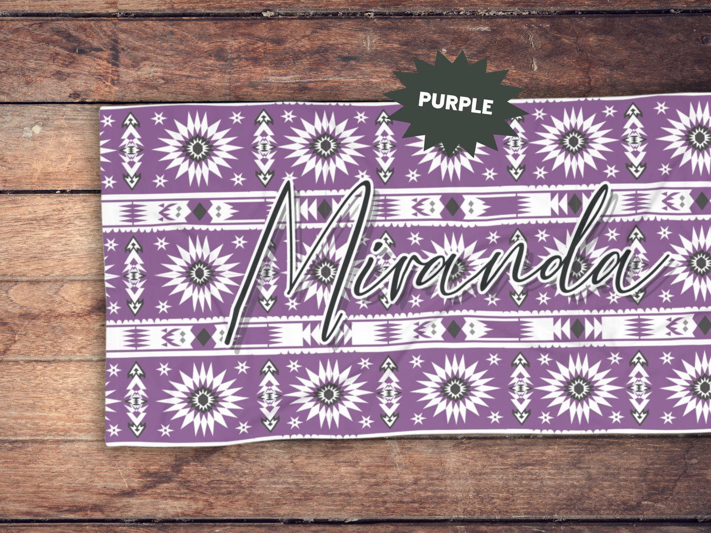 Custom Beach Towel: Personalized Southwest Towel - 6 Designs