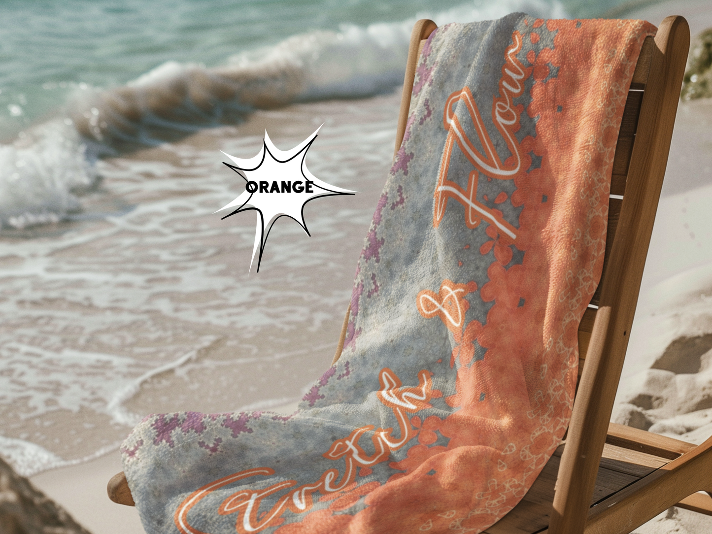 Custom Beach Towel: Personalized Metamorphosis Towel - 3 Designs