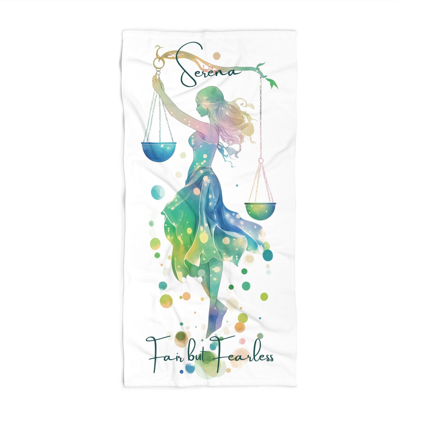 Libra Zodiac Beach Towel: Personalized Astrology Gift