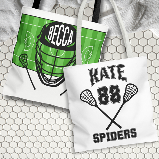 Personalized Bag Lacrosse Bag with Name or Name and Team