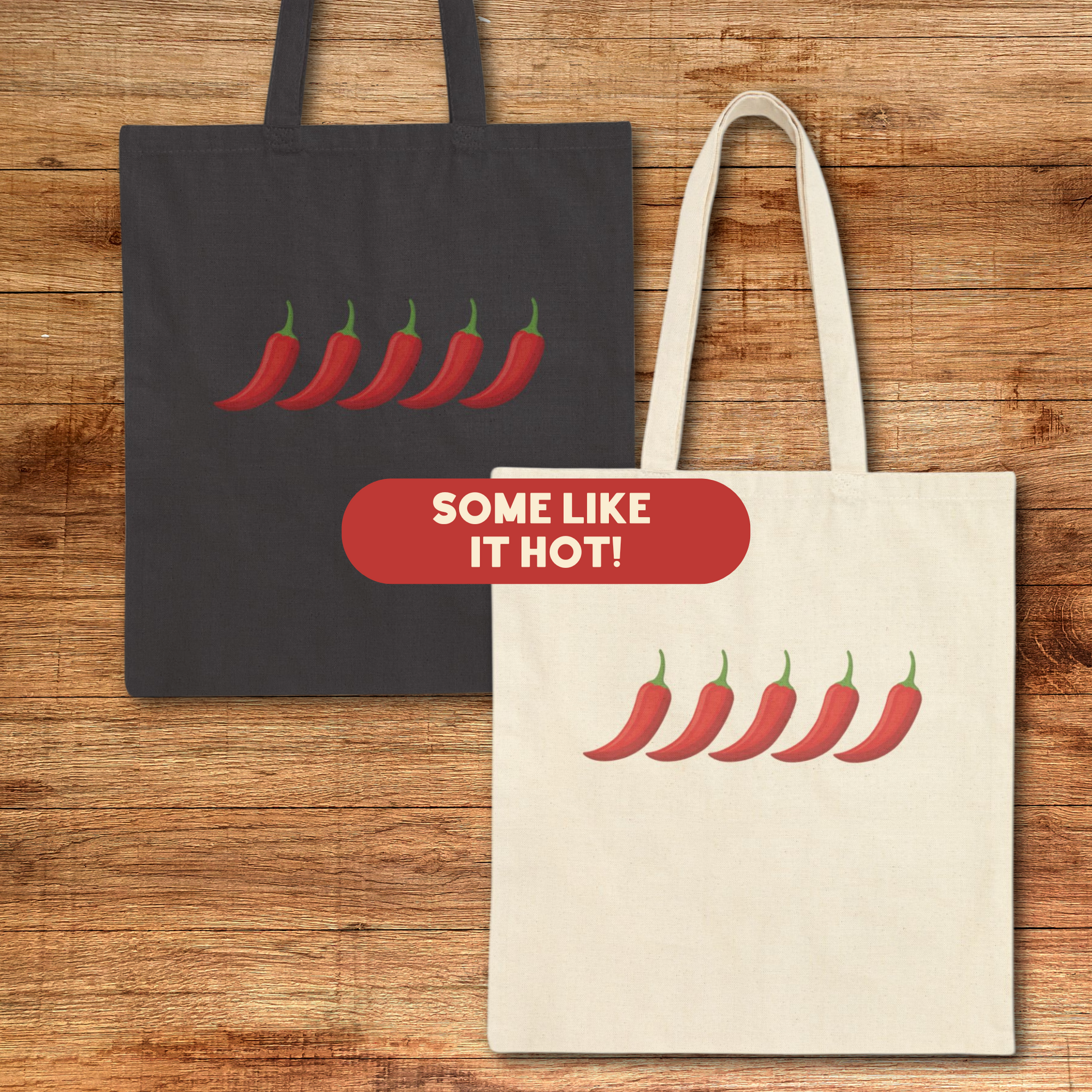 Super simple cotton canvas tote bag with chili peppers or sweet peppers (or eggplants if you'd like). Choose your spice level! Let me know what veggie and how many in the personalization box. This is the perfect simple gift for a book lover, and only those who know will know! No boxed corners, your choice of natural or black canvas bag. Design is on one side. Bold enough for those of us 50 and up, but simple enough for our beloved Gen Z girls. The bag measures 15 x 16.