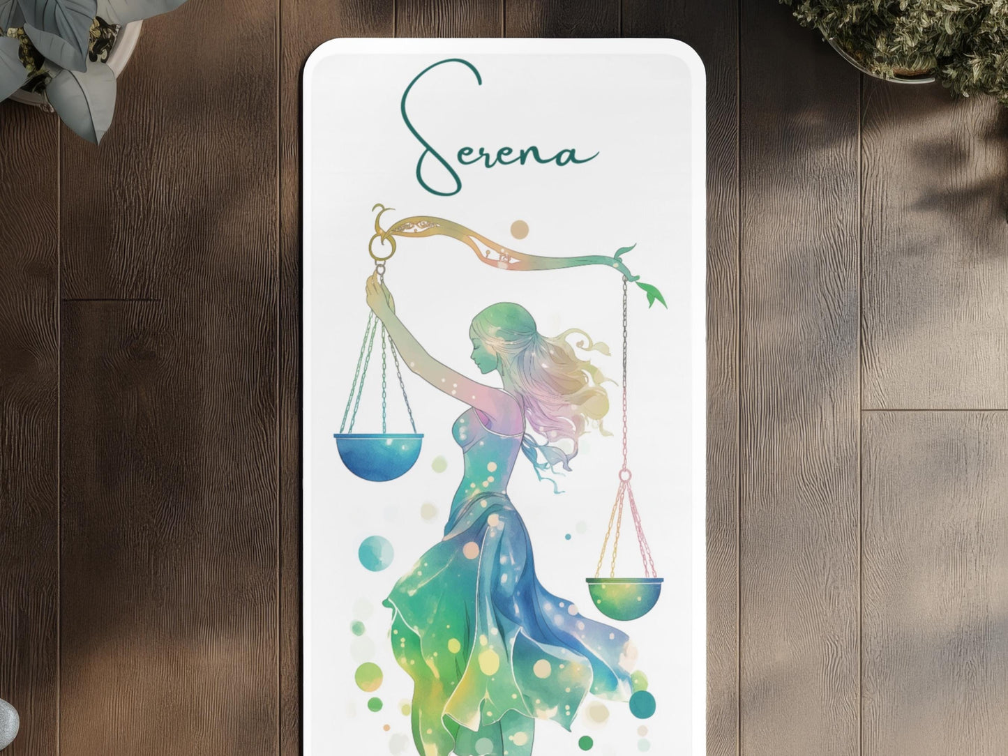 Personalized Zodiac Yoga Mat: Libra Pilates Mat