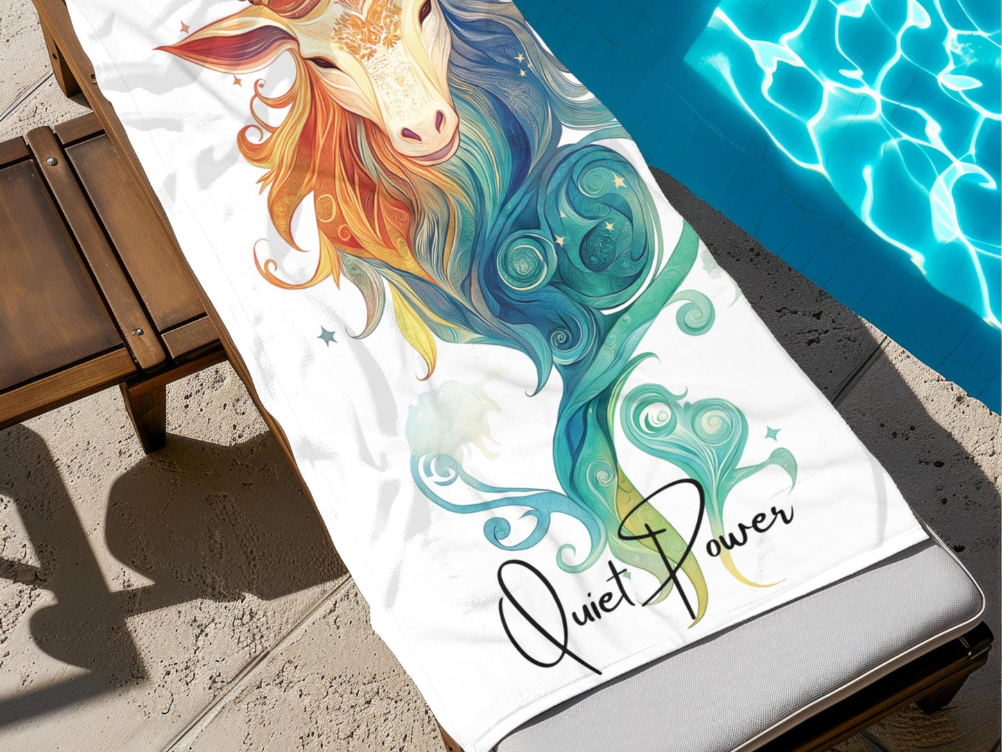 Capricorn Zodiac Beach Towel: Personalized Astrology Gift