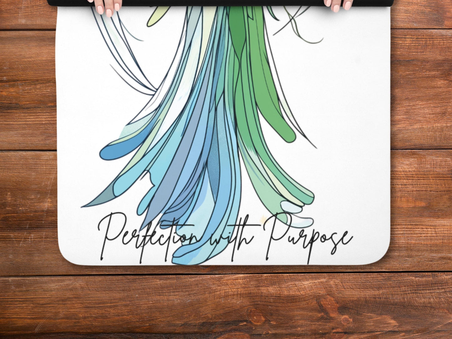 Angel Yoga Mat: Personalized Pilates Mat, Virgo Design