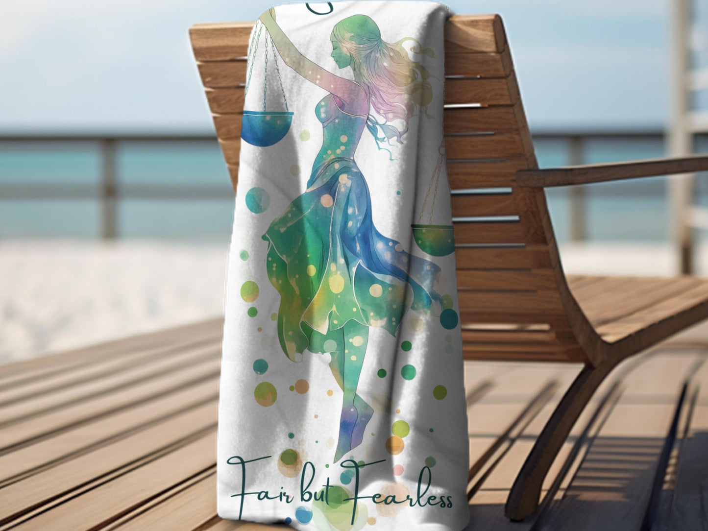 Libra Zodiac Beach Towel: Personalized Astrology Gift