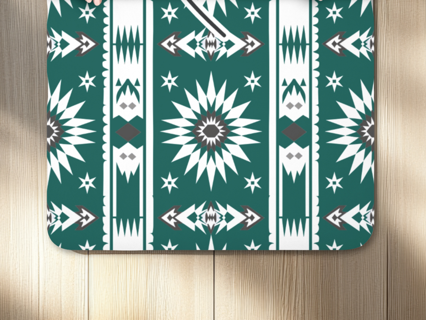 Personalized Southwest Pattern Yoga Mat: Custom Pilates Mat