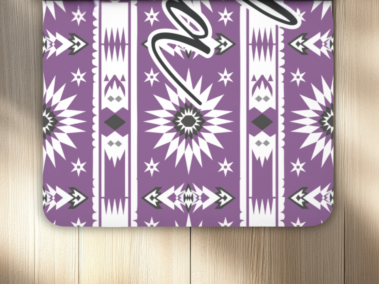Personalized Southwest Pattern Yoga Mat: Custom Pilates Mat