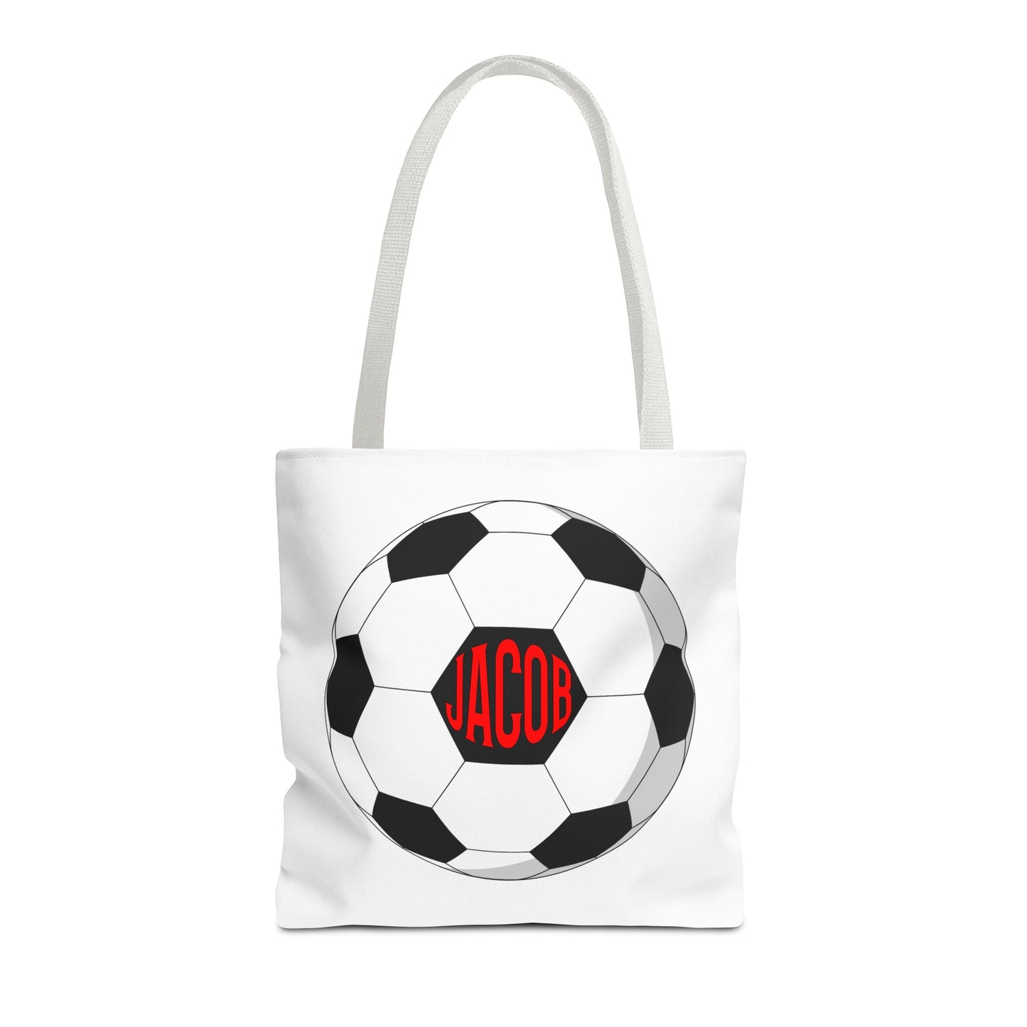 Personalized Soccer Tote Bag: Custom Name & Team Colors