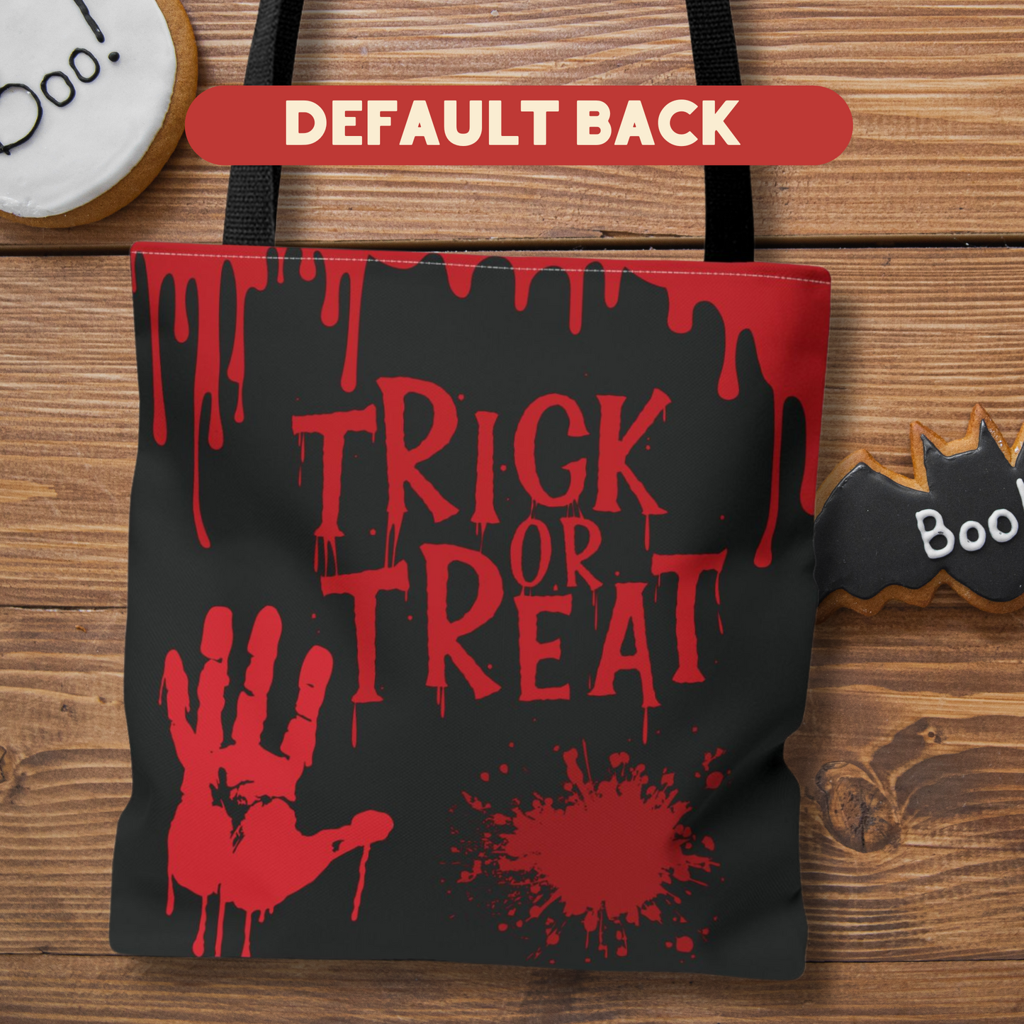 Personalized Bloody Halloween Trick or Treat Bag