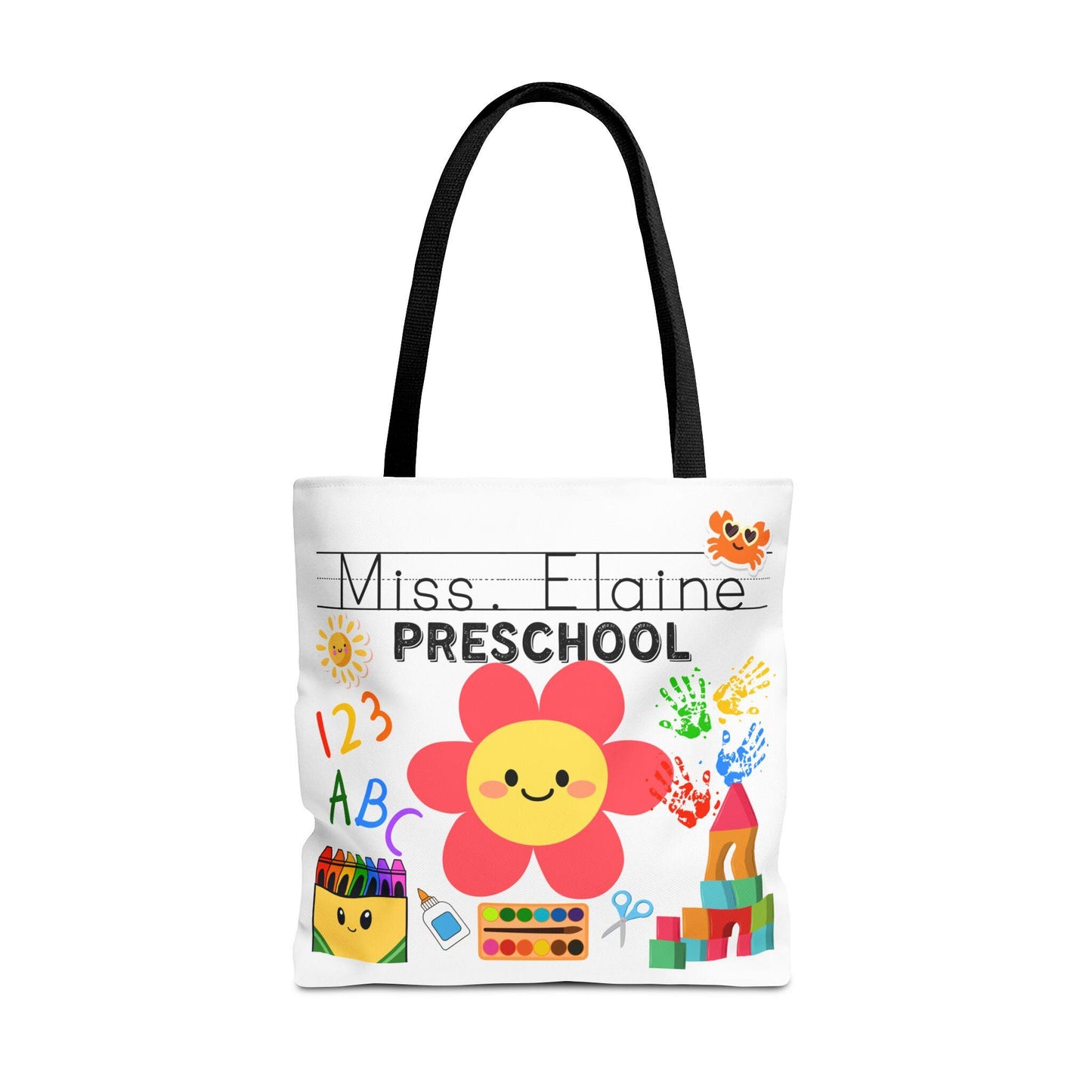 Personalized Preschool Teacher Tote Bag