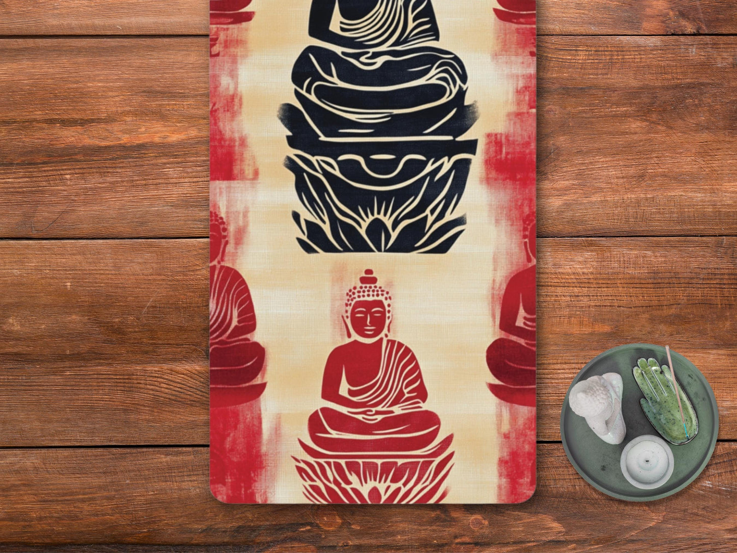 Personalized Buddha Yoga Mat: Custom Pilates Mat