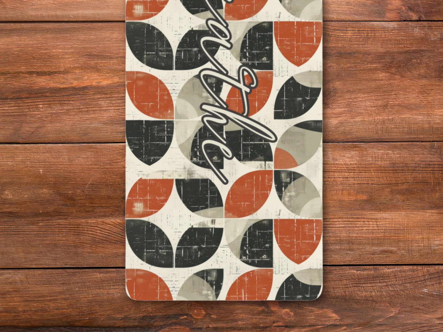 Personalized Midcentury Modern Yoga Mat: Custom Pilates Mat