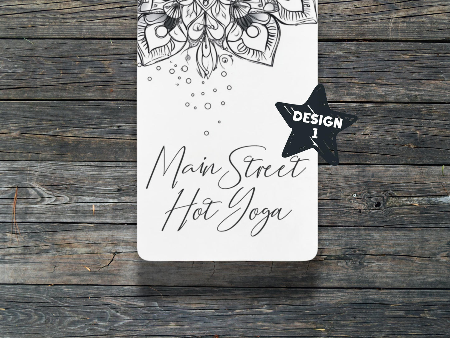 Personalized Doodle Mandala Yoga Mat: Custom Pilates Mat