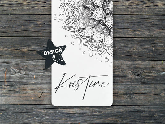Personalized Doodle Mandala Yoga Mat: Custom Pilates Mat