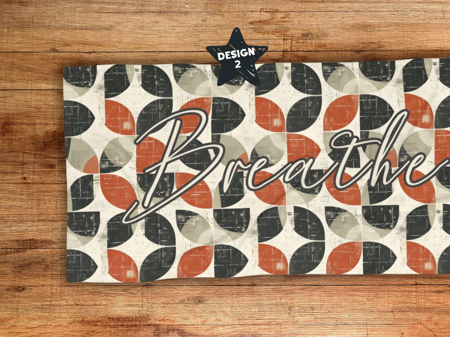 Custom Beach Towel: Personalized Midcentury Modern Towel - 2 Designs