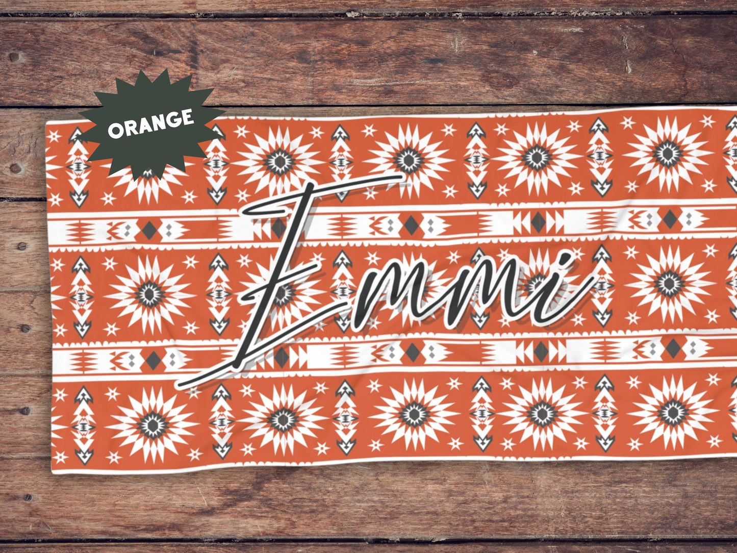 Custom Beach Towel: Personalized Southwest Towel - 6 Designs