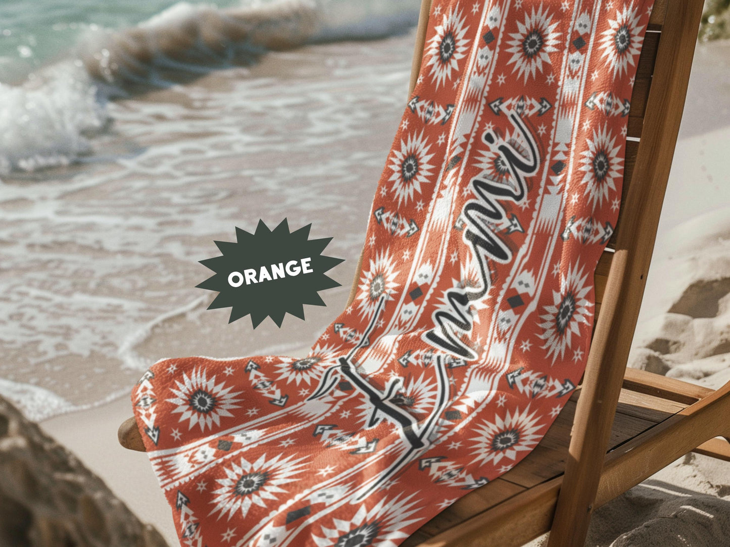 Custom Beach Towel: Personalized Southwest Towel - 6 Designs