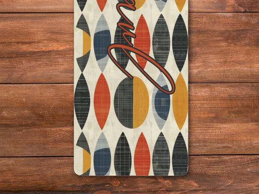 Personalized Midcentury Modern Yoga Mat: Custom Pilates Mat